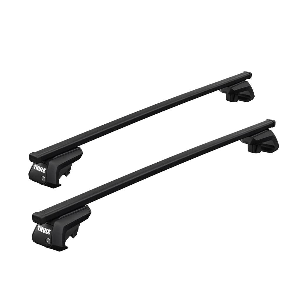 Thule SquareBar Pair on Foot Pack