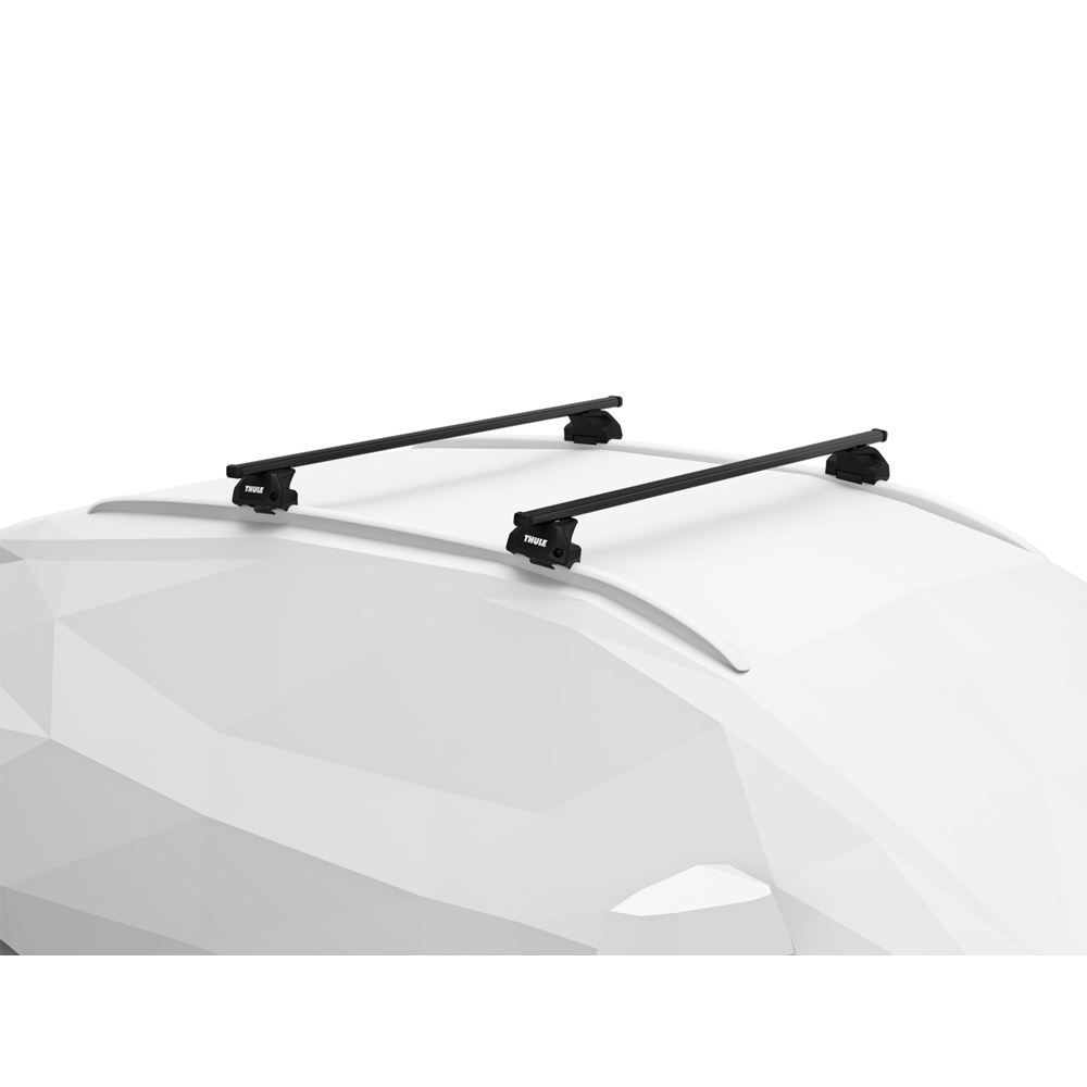 Thule SquareBar on Car