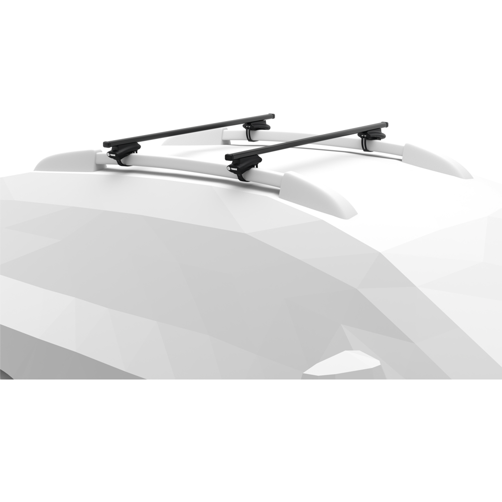 Thule SquareBar on Car