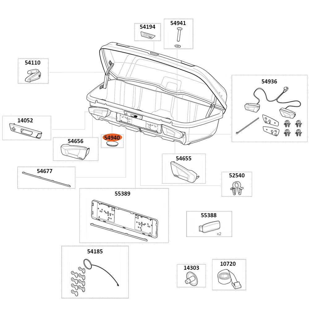 THULE Arcos L Drain Plug (54940)