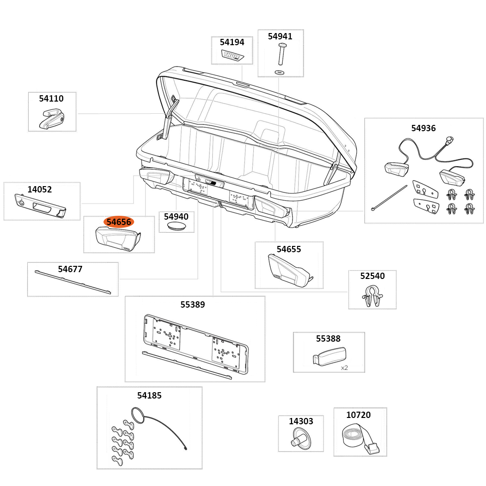 THULE Arcos L THULE MtgBag Lampcover L (54656)