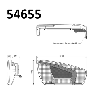 THULE Arcos L THULE MtgBag Lampcover R (54655)