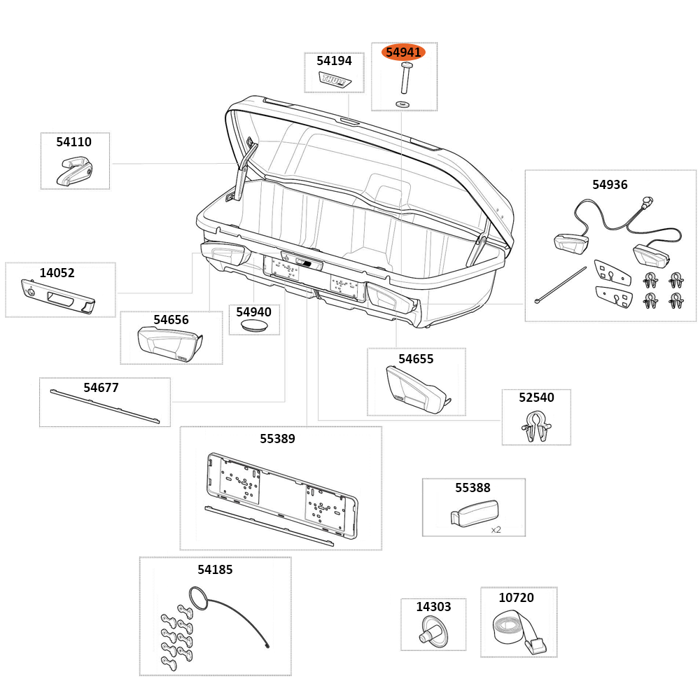 THULE Arcos L Screw & Washer (54941)