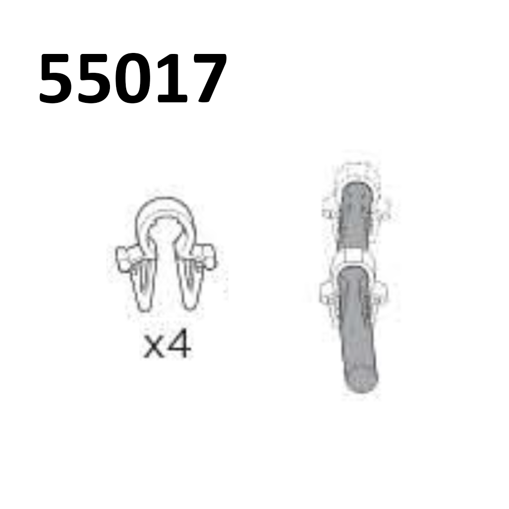 THULE EasyFold 3 9442 Cable Clip Set t+3.5mm (55017)