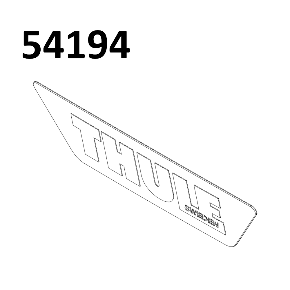 THULE Force 3 L Sport Rear Logo (54194)