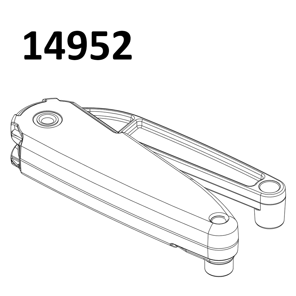THULE Force 3 M Roof Box Front Hinge LidLifter kit ML 70 (14952)