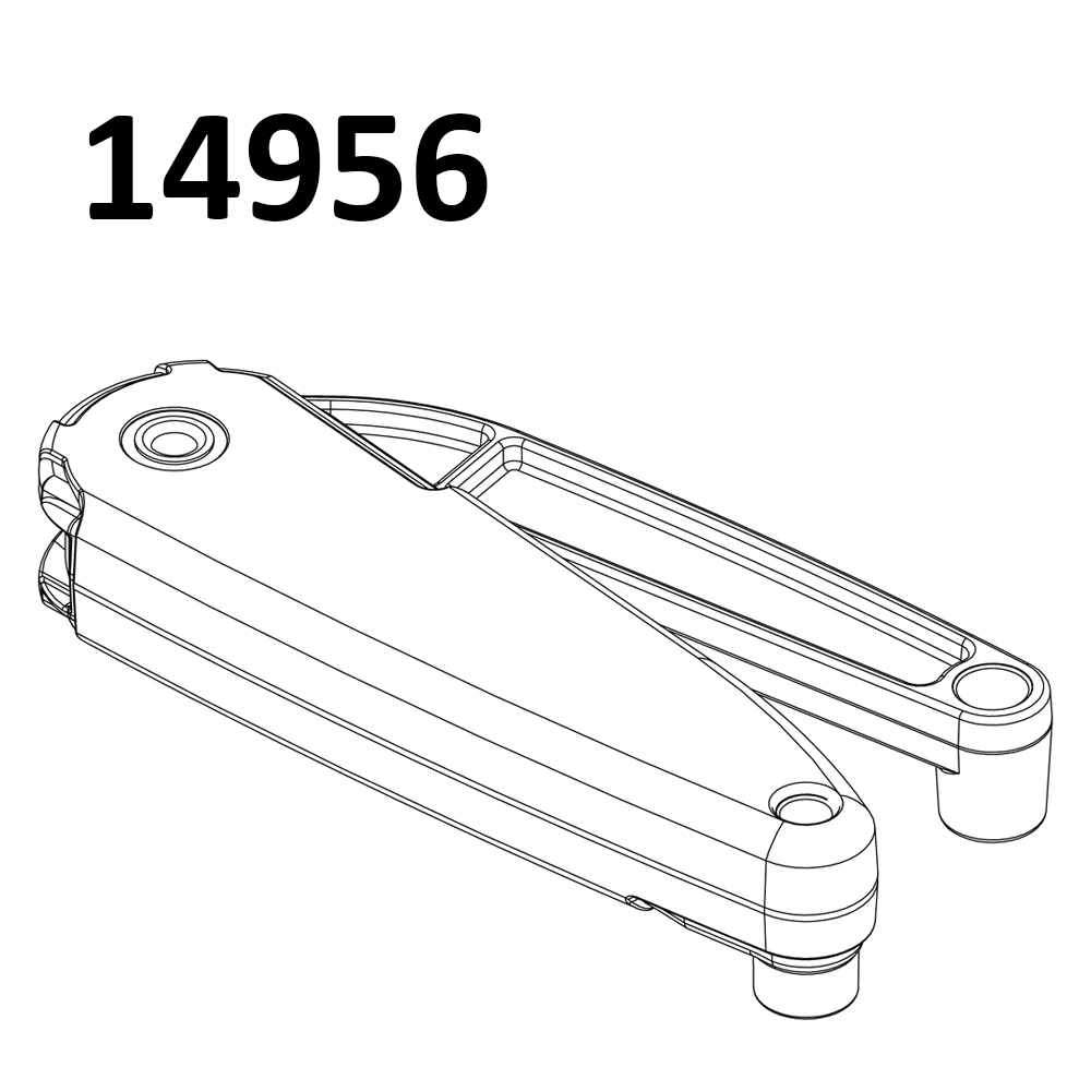 THULE Force 3 XXL Sport Roof Box Front Hinge LidLifter kit ML 100 (14956)