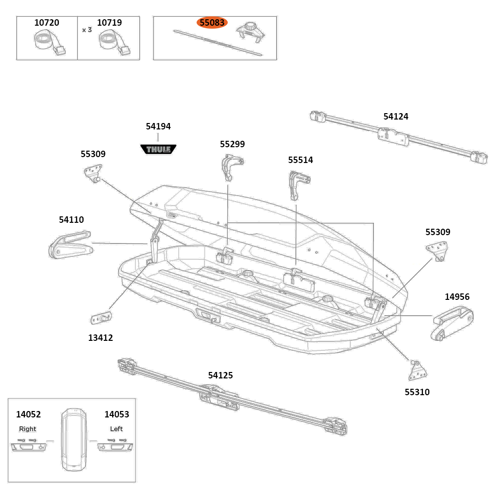 THULE Force 3 XXL Sport PowerClick G3 (55083)