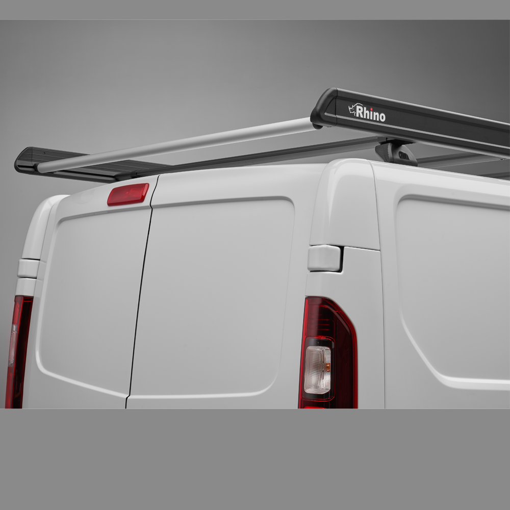 Rhino Roof Rack For Citroen Relay 2006- (KammEdge Black) – rear view