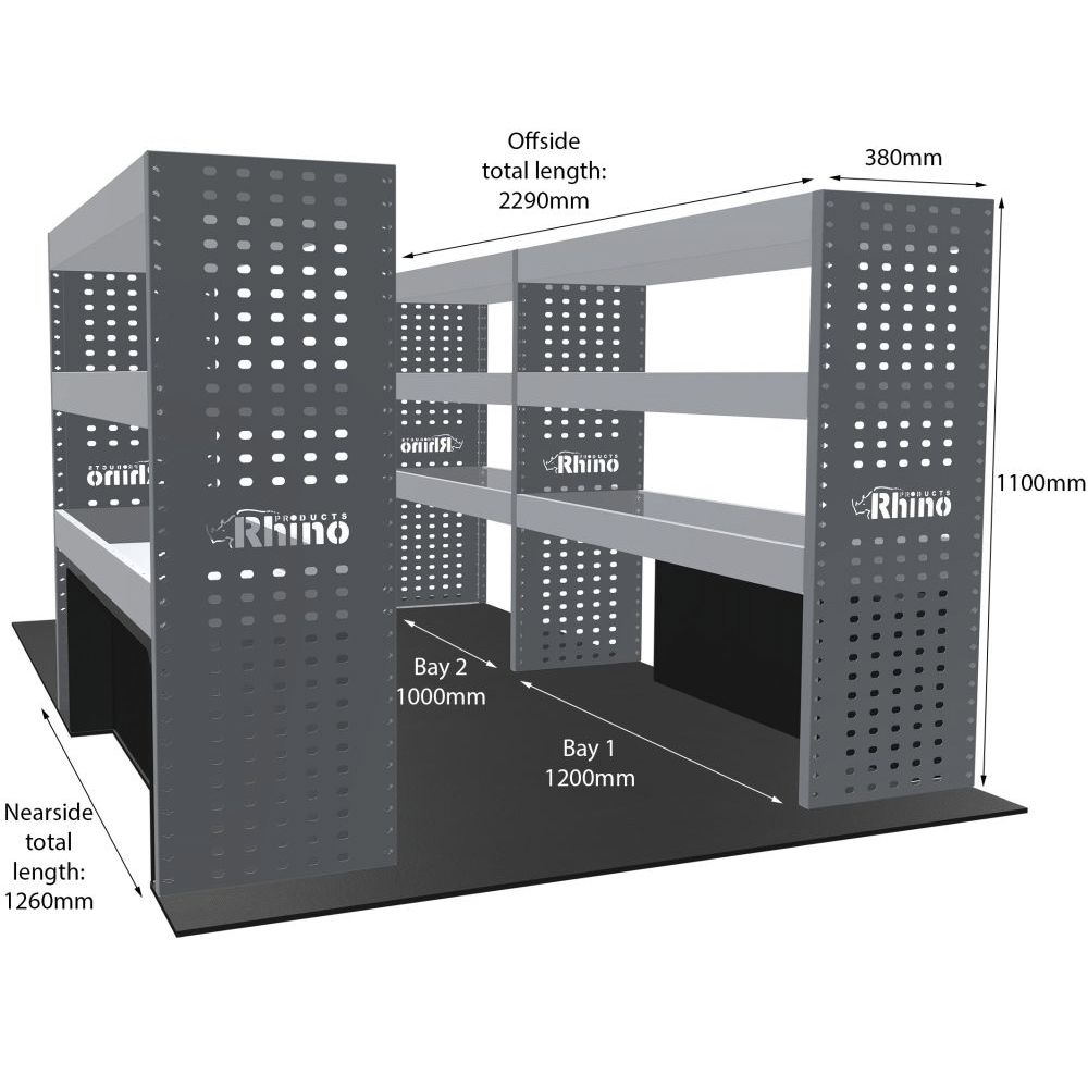 Rhino Van Racking Ford Custom 2013-2023