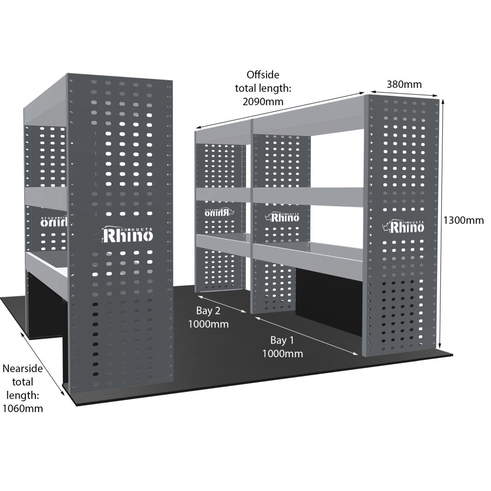 Rhino Van Racking Nissan NV400 (Interstar) 2010-