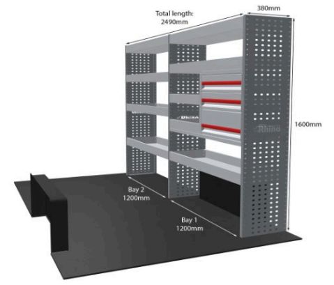 Rhino Van Racking Ford Transit 2014-