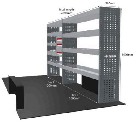 Rhino Van Racking Ford Transit 2014-