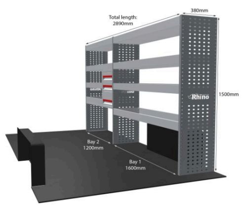 Rhino Van Racking Ford Transit 2014-