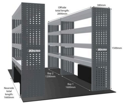 Rhino Van Racking Ford Transit 2014-