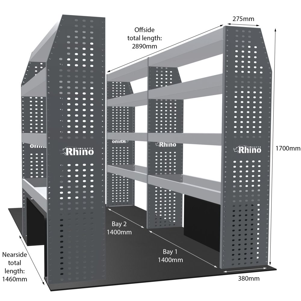 Rhino Van Racking Mercedes Sprinter 2006-2018