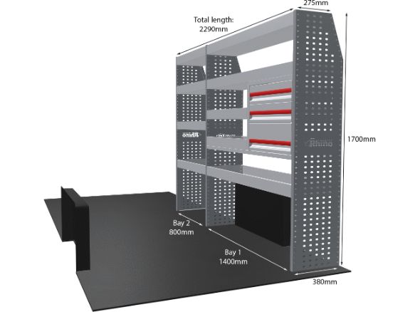 Rhino Van Racking Vauxhall Movano 2021-