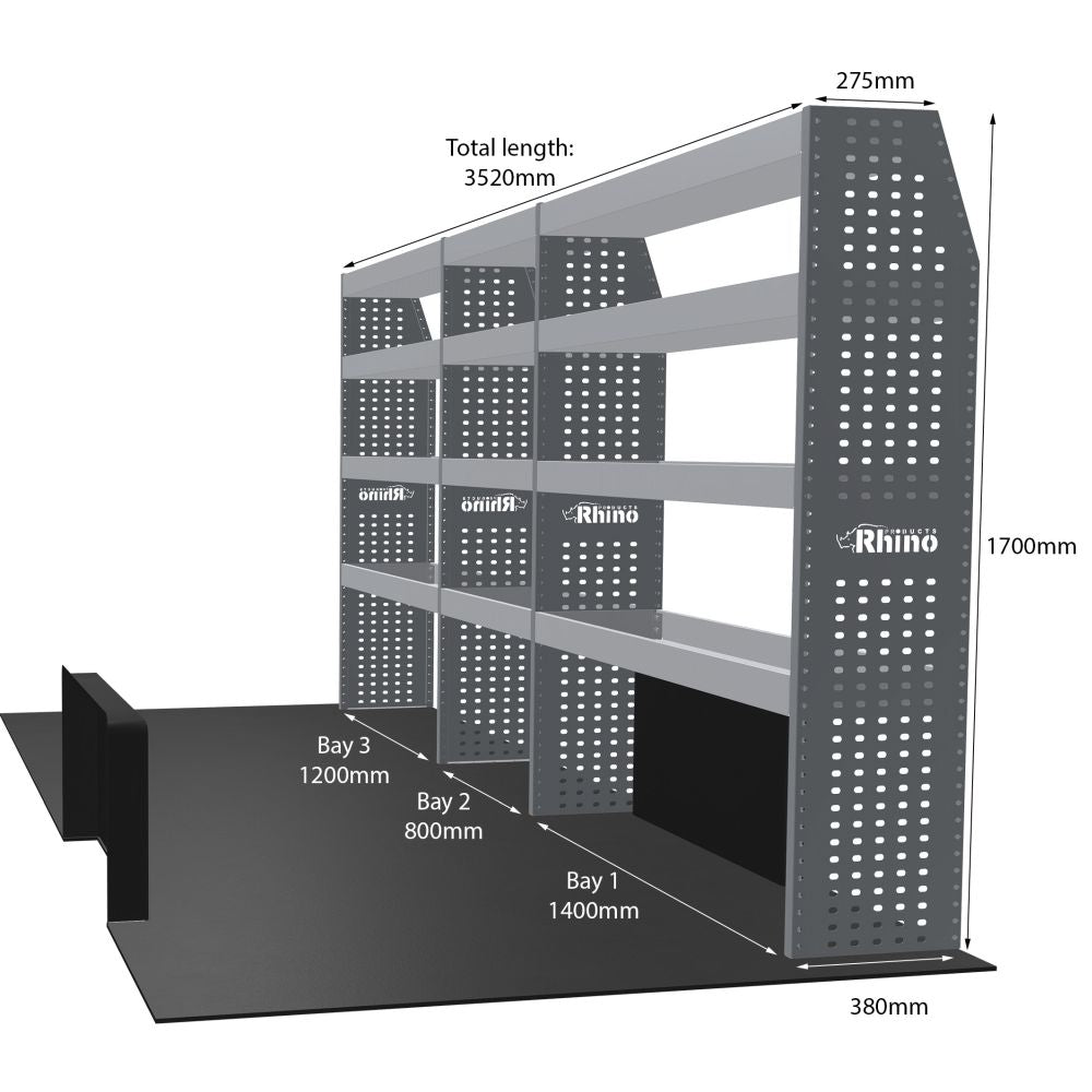 Rhino Van Racking Vauxhall Movano 2021-