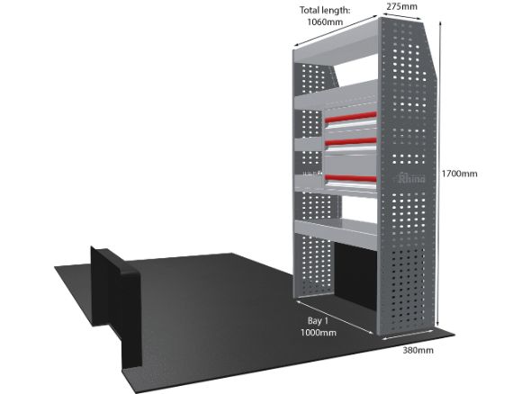 Rhino Van Racking Vauxhall Movano 2021-