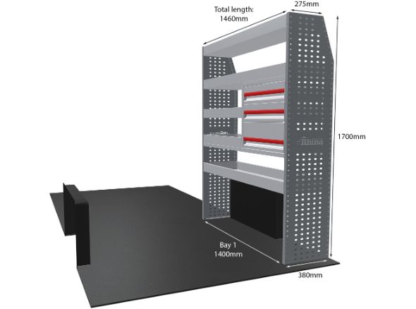 Rhino Van Racking Vauxhall Movano 2021-