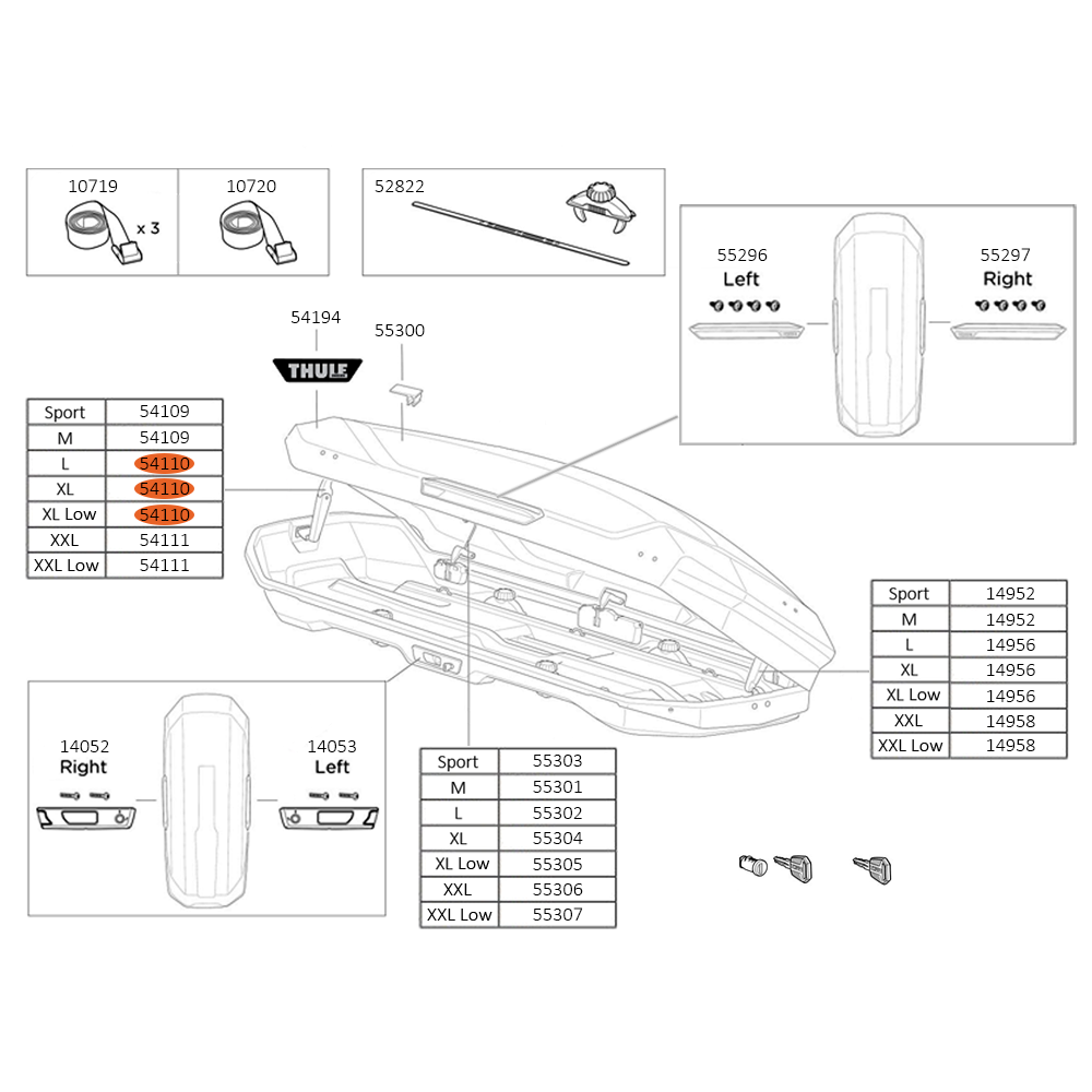 THULE Motion 3 Lid Lifter (54110)