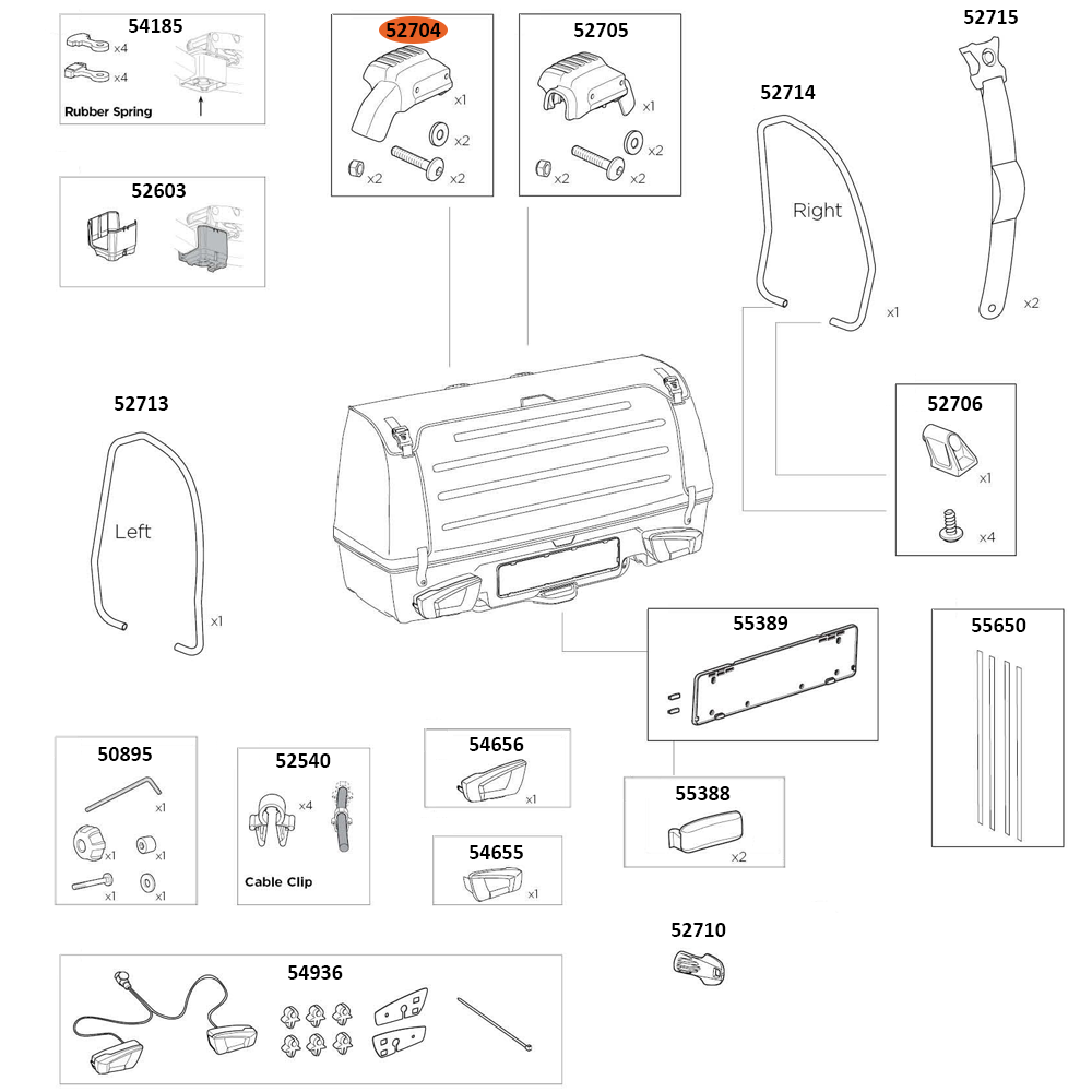 THULE Onto 2 Handle L (52704)