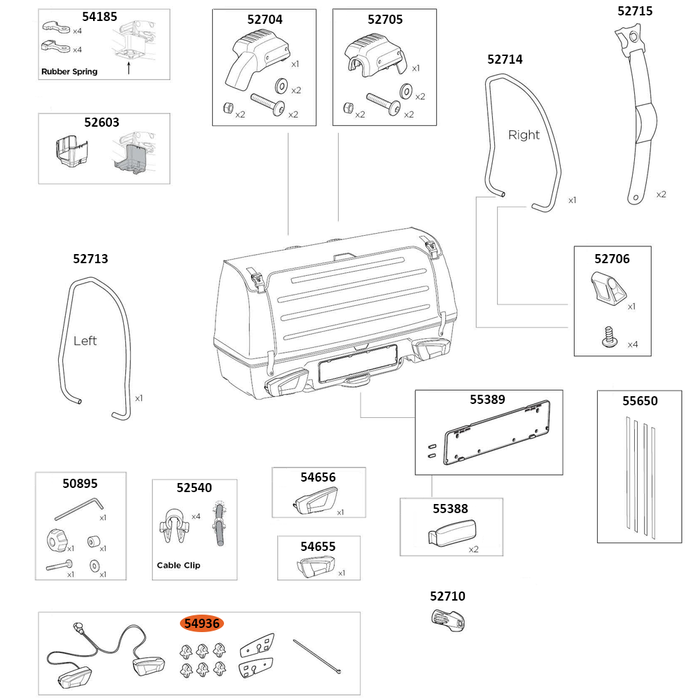 THULE Onto 2 Lamp Set (54936)