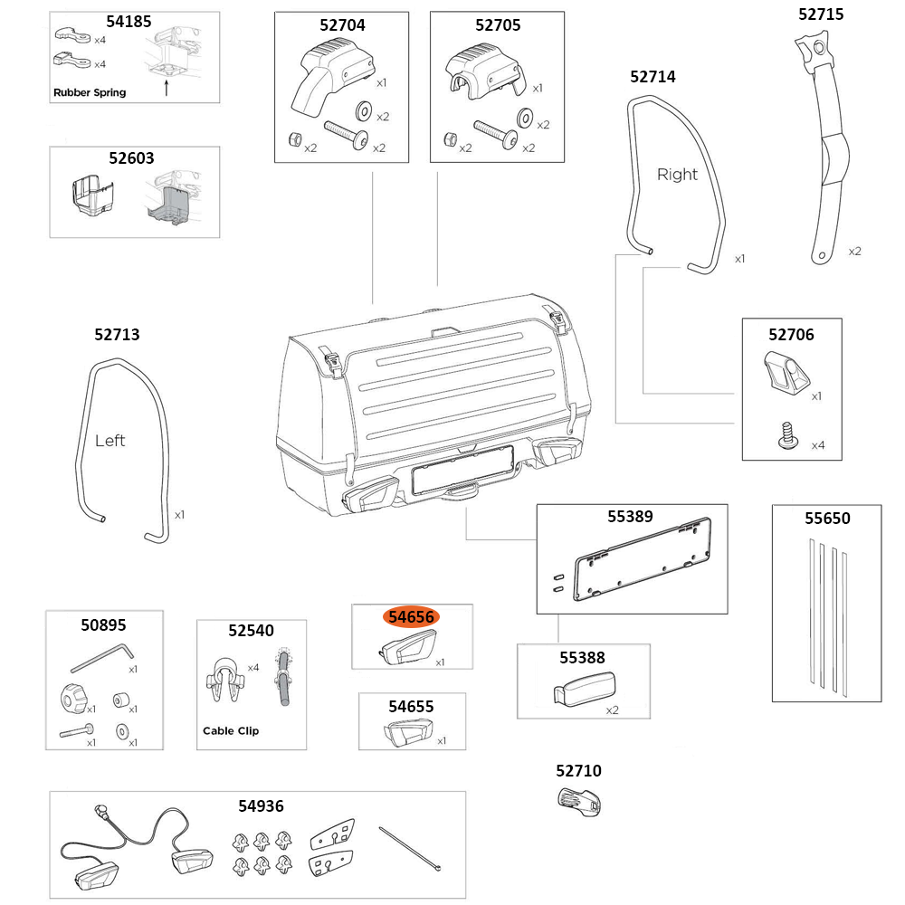 THULE Onto 2 MtgBag Lampcover L (54656)