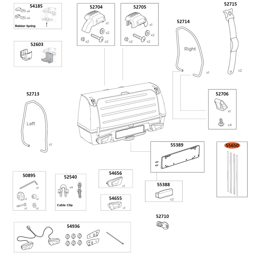 THULE Onto 2 Strip Profile (55650)