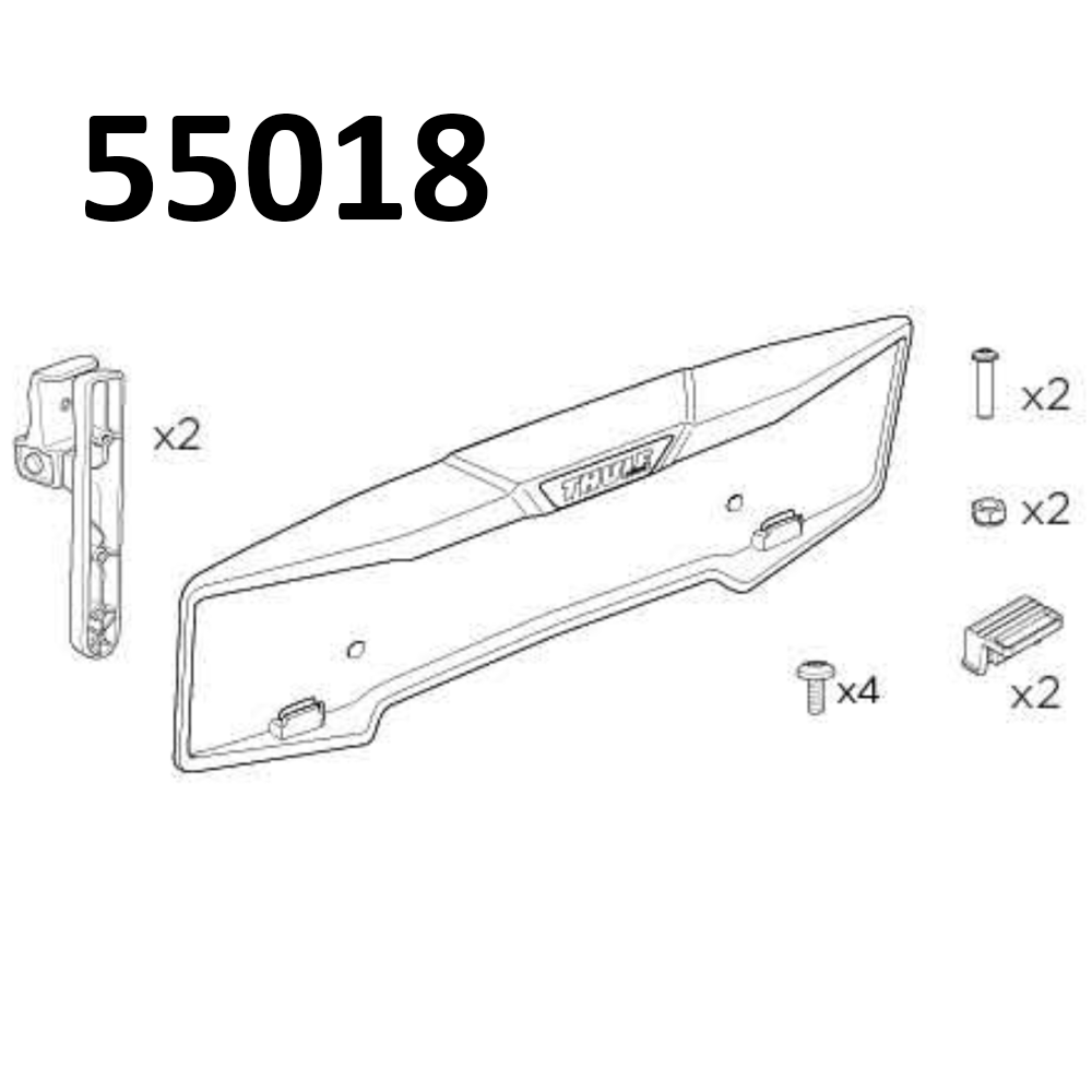 THULE OutPace 90122 Lamp License Plate (55018)