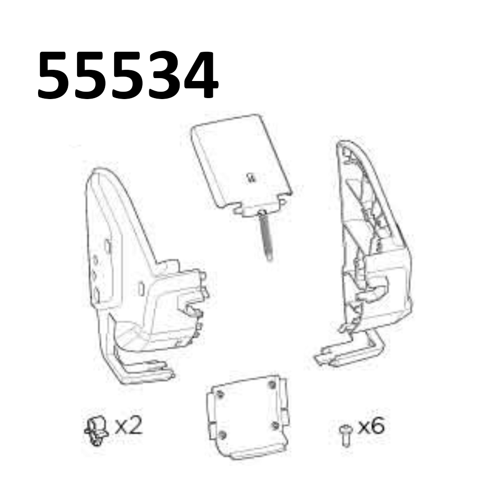 THULE OutPace 90132 Tilt Hub Covers (55534)