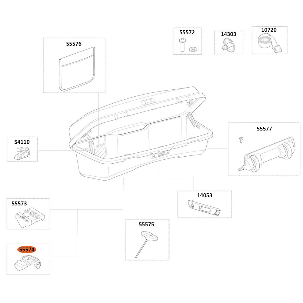 THULE Santu Foot Attachment EasyFold XT (55574)