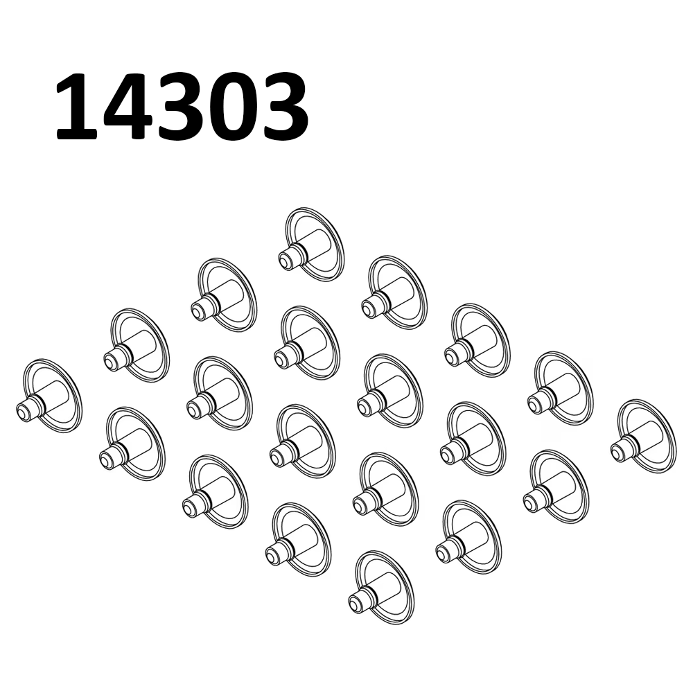 THULE Santu Rivet Plug Black (14303)