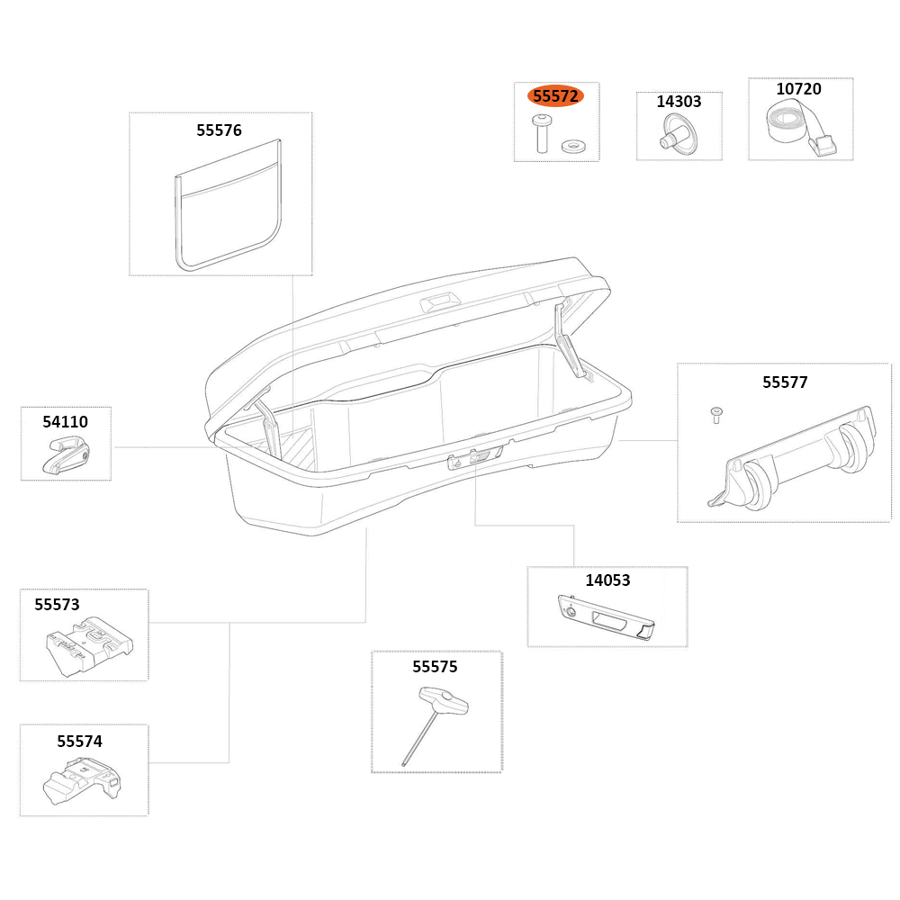 THULE Santu Screw & Washer (55572)