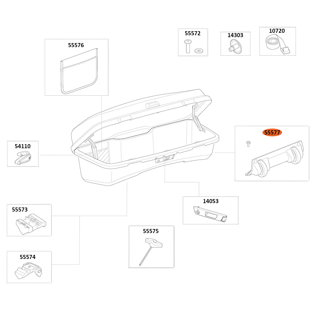 THULE Santu Wheel Housing Kit (55577)