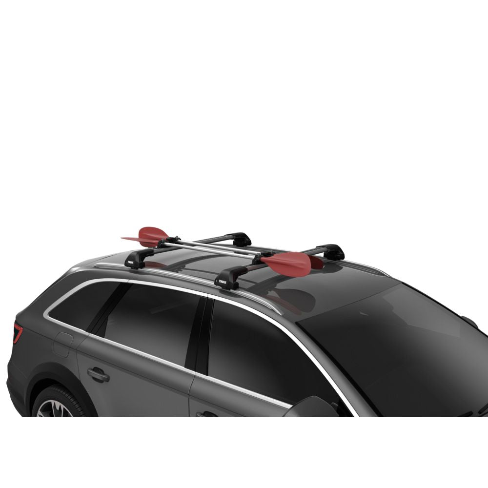 Thule JawGrip on car with paddles