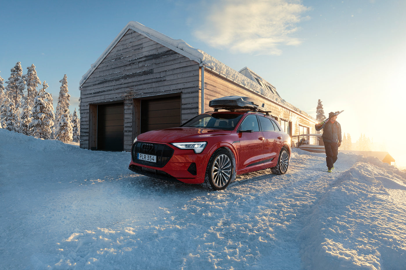 Towbar bike rack fitted to a car