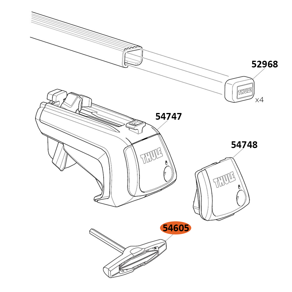 Thule SmartRack SquareBar Torque Indicator 4Nm (54605)