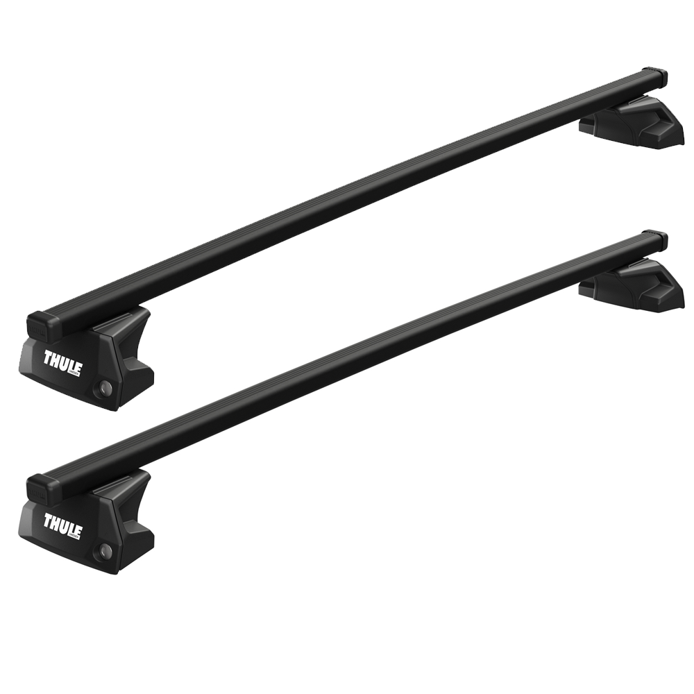 Thule SquareBar Pair on Foot Pack
