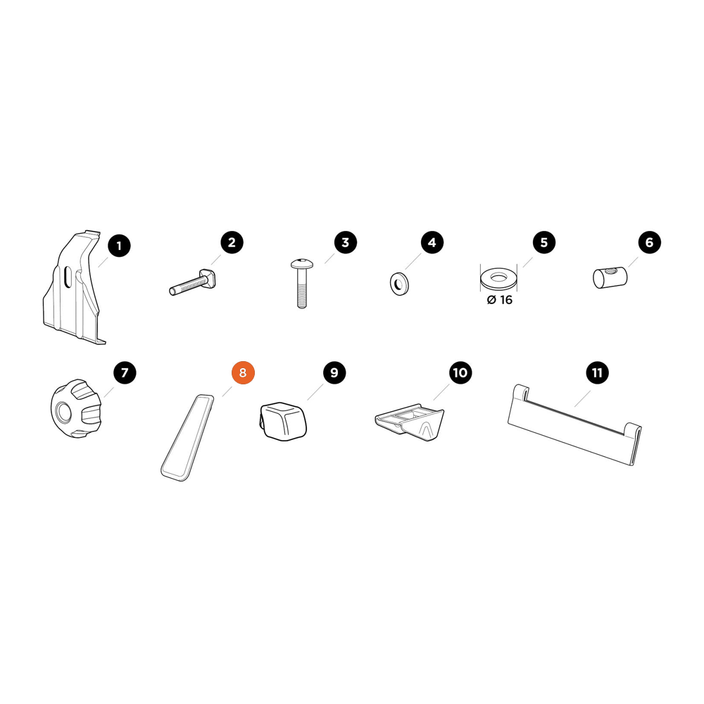 THULE 9531 Washer 953 (50375)