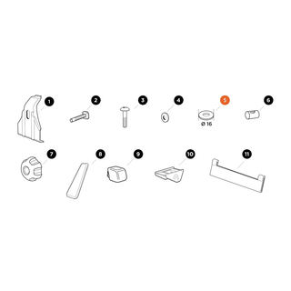 THULE 9531 Washers M6 (30148)