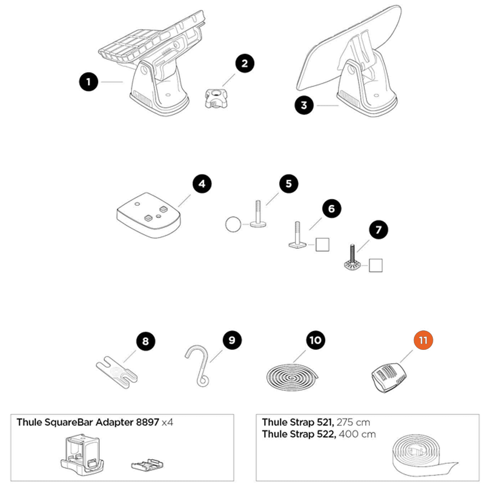 THULE DockGlide Buckle Protector (34345)