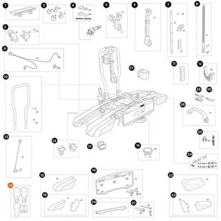THULE EasyFold 3 Bulb-set midipoint VII (55659)