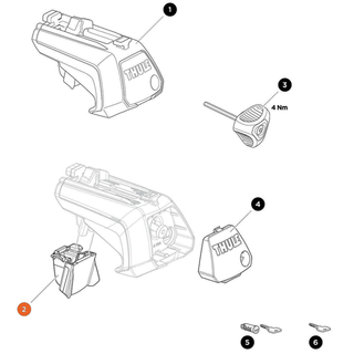 THULE Evo Raised Rail Cover (52986)
