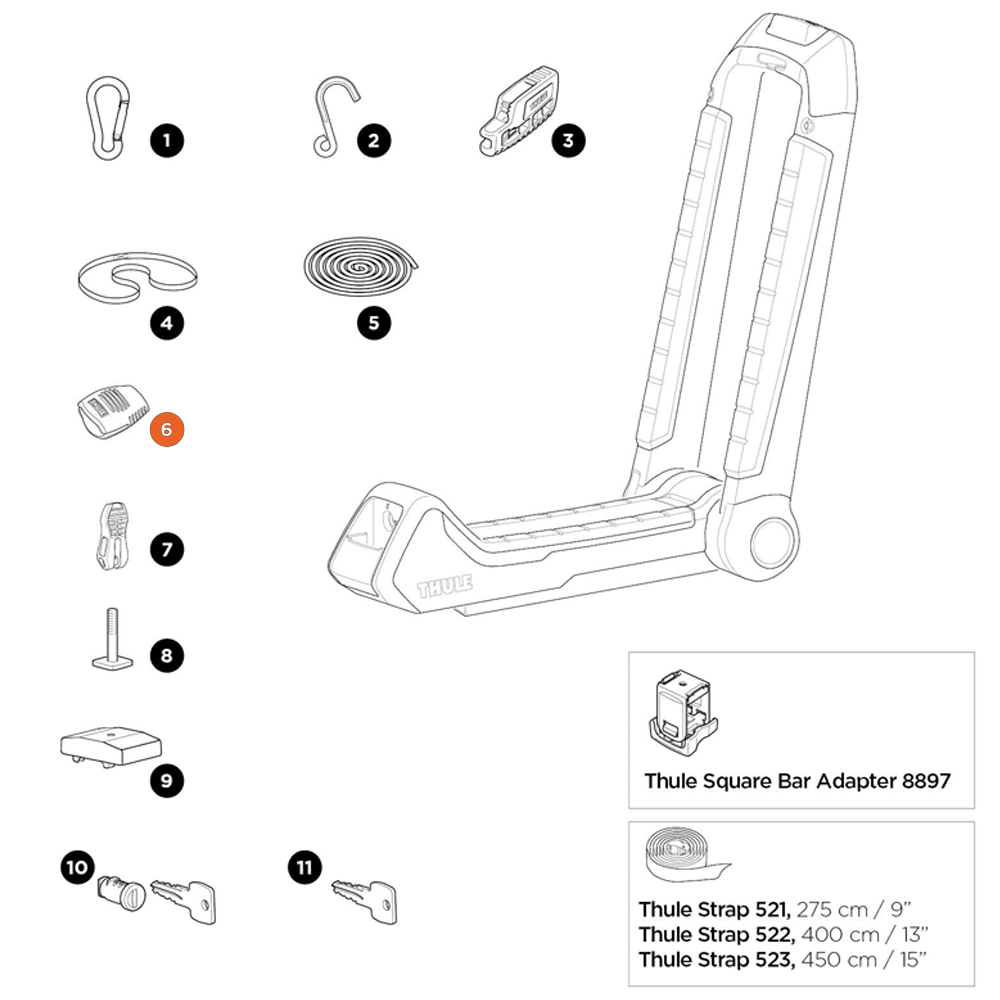 THULE Hull-a-Port Aero Buckle Protector (34345)