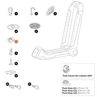THULE Hull-a-Port Aero Buckle Protector (34345)