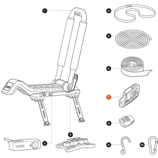 THULE Hull-a-Port XTR Tie-Down Cleat (52960)