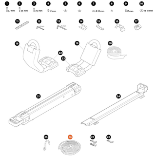 THULE Hullavator Pro 1/4 Rope (56247)