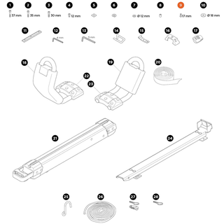 THULE Hullavator Pro Allen Screw Socket Head (52640)