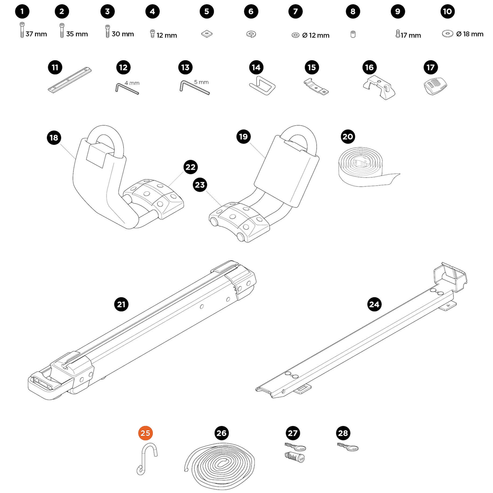 THULE Hullavator Pro Hook (56246)